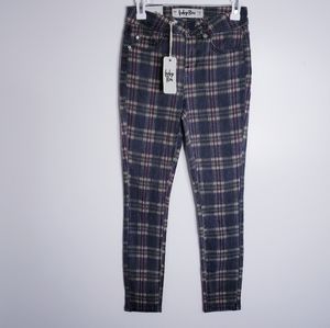 Indigo rein high rise fashion ankle jeans